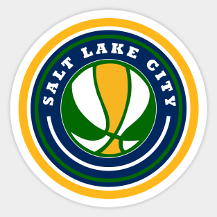 SALT LAKE CITY BASKETBALL Sticker